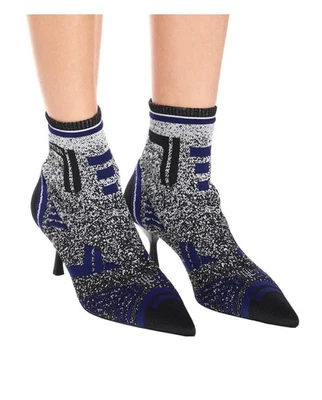 PRADA CALCETÍN PUNTO TOBILLO GATITO TACONES BOTINES TALLA 7.5 ITALIA Foto 1 de 4