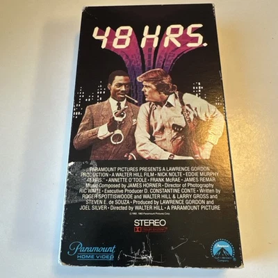 48 HRS (VHS, 1983) Nick Nolte Eddie Murphy 80s Cop Comedy ORIGINAL Foto 1 de 4