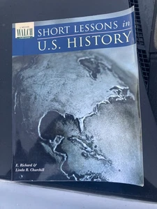 Short Lessons in US History - Paperback By E Richard Churchill - VERY GOOD - Picture 1 of 1