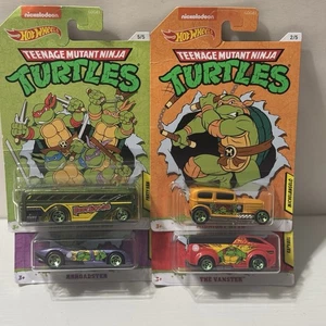 Hot Wheels Tmnt Teenage Mutant Ninja Turtles Lot Of 4 Character Cars 2020 - Picture 1 of 7