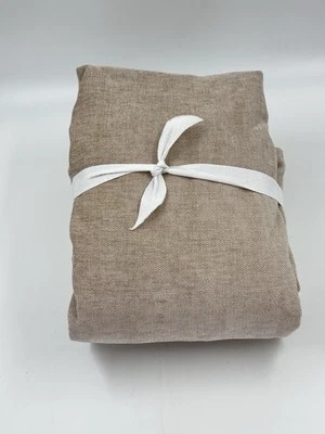 NWOT WEST ELM Worn Velvet Curtain, Blackout, 48x84, Dusty Blush (small Flaw) - Image 1 of 4