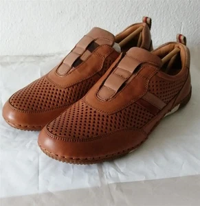 Zapatillas hombre ROGER KENT mocasín cuero marrón talla 45 - Imagen 1 de 3
