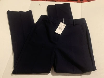Pantalones de vestir para mujer Mango 4 azul marino nuevos con etiquetas Foto 1 de 4