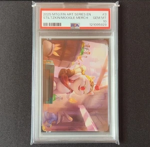 PSA 10 MAGIC THE GATHERING FINAL FANTASY ART SERIES 41 SUMMON: GOOD KING MOG XII - Picture 1 of 2
