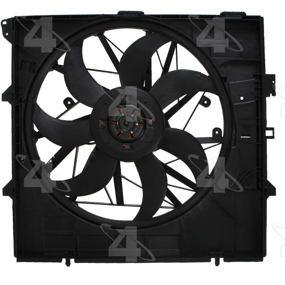 Conjunto de ventilador de refrigeração do motor - conjunto de ventilador de radiador. 76353 serve para 11-12 BMW X3 3.0L-L6 - Imagem 1 de 4