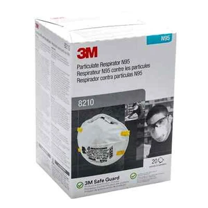 Máscaras respiratorias 3M N95 8210 Plus / 8210 pequeñas 20PK SE ENVÍA RÁPIDO☣️☢️👍 - Imagen 1 de 14