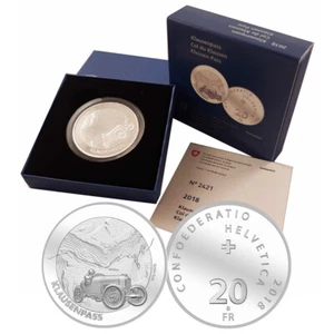 2018 * 20 Francs Silber Schweiz "Jodeln" (KM 170) PROOF - Bild 1 von 3