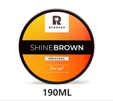 BYROKKO Shine Brown Bronceador Protector Solar Premium 190ml Original