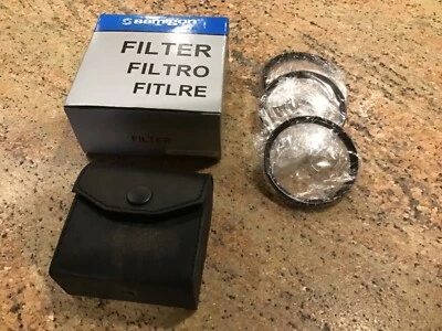 Samigon  +1 +2 +4 55mm Close-Up Macro Lens Filter Set kit with wallet - Image 1 of 2