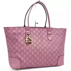 GUCCI Tote Bag Guccissima Leather Pink W/storage bag 250210 - Picture 1 of 10