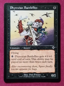 Magic The Gathering INVASION PHYREXIAN BATTLEFLIES black card MTG - Picture 1 of 2