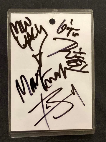 MARILYN MANSON BAND SIGNED AUTOGRAPH RARE VIP ALL ACCESS PASS LAMINATE Cover