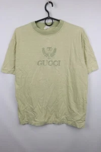 Gucci Green Cotton Short Sleeve Crew Neck Pullover T-Shirt - Picture 1 of 16