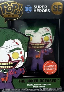 FUNKO POP PIN! DCEASED JOKER BLOODY GAMESTOP EXCLUSIVE SE DESEASED HEROES NEW - Picture 1 of 1