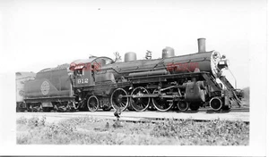25B249 RP 1940s CGW CHICAGO GREAT WESTERN CORN BELT RAILROAD 4-6-2 LOCO #912 - Picture 1 of 1