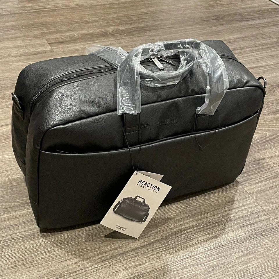 Kenneth Cole  Faux Leather 20" Single Compartment Top Load  Duffle Bag - Image 1 of 4