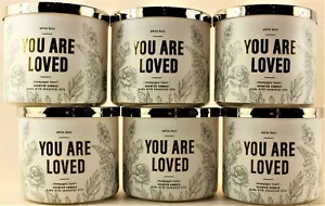 QTY 6 - Bath & Body Works YOU ARE LOVED - CHAMPAGNE TOAST 3 Wick 14.5 Oz Candle - Picture 1 of 1