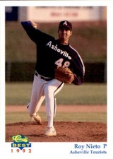 1992 Asheville Tourists Classic/Best 11 Roy Nieto Georgetown Texas Baseball Card