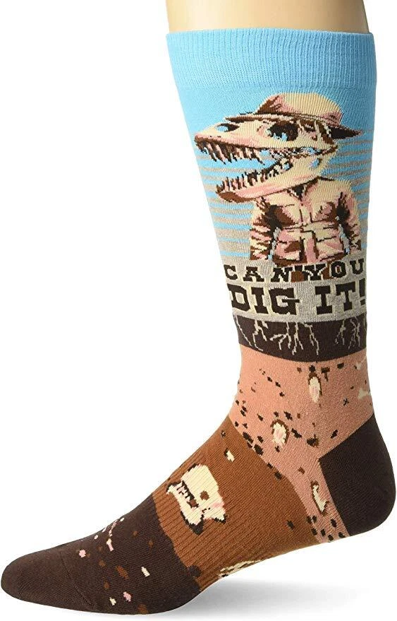 K. Bell Men's Diggin It 1 Pair, Brown, Men's  Size Shoe 10-13 - Image 1 of 1