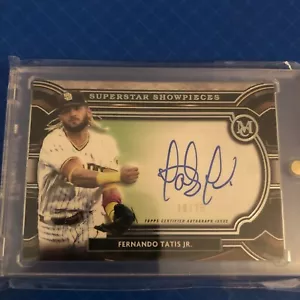 2021 Topps Museum Superstar Showpieces Fernando Tatis Jr Auto /25 - Picture 1 of 2