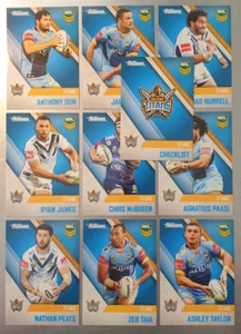 NRL 2017 Traders Gold Coast Titans Team Set (10 Cards) - Picture 1 of 4