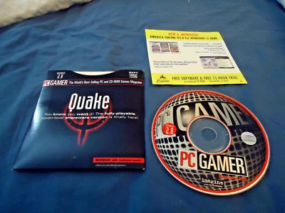 PC Gamer Magazine QUAKE Demo CD 1996 Vintage Original NEW - Image 1 of 4