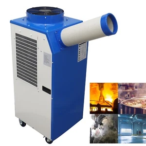 Industrial Air Conditioner MobileRefrigerant Cooler Aircon 480m³/h 11900BTU 110V - Picture 1 of 24