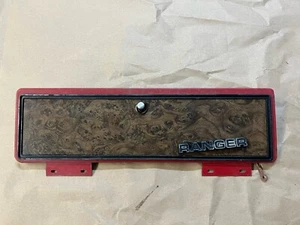 73-79 Ford truck 78 79 Bronco Glovebox Door Woodgrain OEM Red Ranger 1973-1979 - Picture 1 of 4