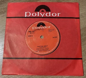Slade - Far Far Away 7” Irish Pressing Vinyl Record 1974 Polydor - Picture 1 of 3