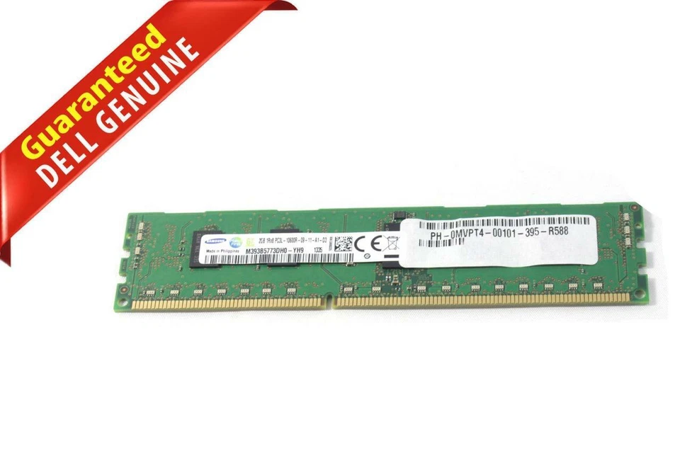 SAMSUNG M393B5773DH0-YH9 2GB PC3-10600 DDR3-1333MHZ ECC REG RAM - Image 1 of 4
