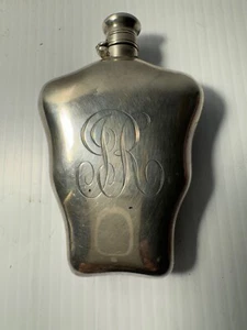 Vintage Sterling Silver Flask - Picture 1 of 8