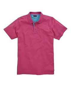 NEW in Packet Mens SOUTHBAY Pink Blue COLOUR CONTRAST Summer Polo Shirt 3XL XXXL - Picture 1 of 1