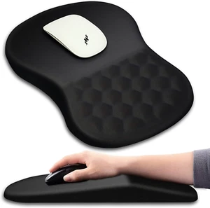 Ergonomic Mouse Pad Wrist Support with Massage Design, Wrist Rest Pain Relief Mo - Picture 1 of 12