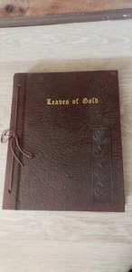 Leaves of Gold 1948 Hardcover Deluxe Religious poems christian book - Picture 1 of 8