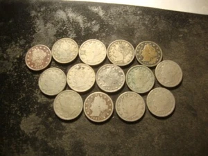 1883 No Cent Liberty Nickel 14 Coins Swap Meet Special Investor MSX - Picture 1 of 5