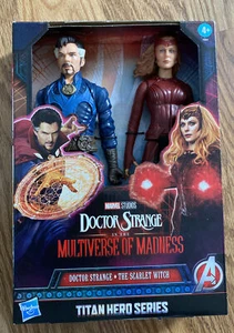 MARVEL DOCTOR STRANGE & SCARLET WITCH TITAN HERO SERIES 2 PACK 12" FIGURES *NEW* - Picture 1 of 3