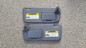 01 02 03 04 05 06 Hyundai Elantra Sunvisor Sun Visor Sunshade Set Dark Grey - Picture 1 of 3