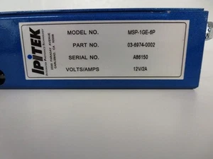 Ipitek MSP-1GE-6P (MSP-1GE) 6-Port Optical Ethernet Demarcation Device - Picture 1 of 4