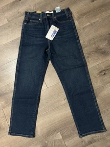 Jeans dritti Levi Strauss Signature Heritage High Rise taglia 8 (W29) nuovi - Foto 1 di 6