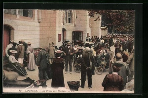 CPA Lourdes, la Prière aux Piscines - Picture 1 of 2