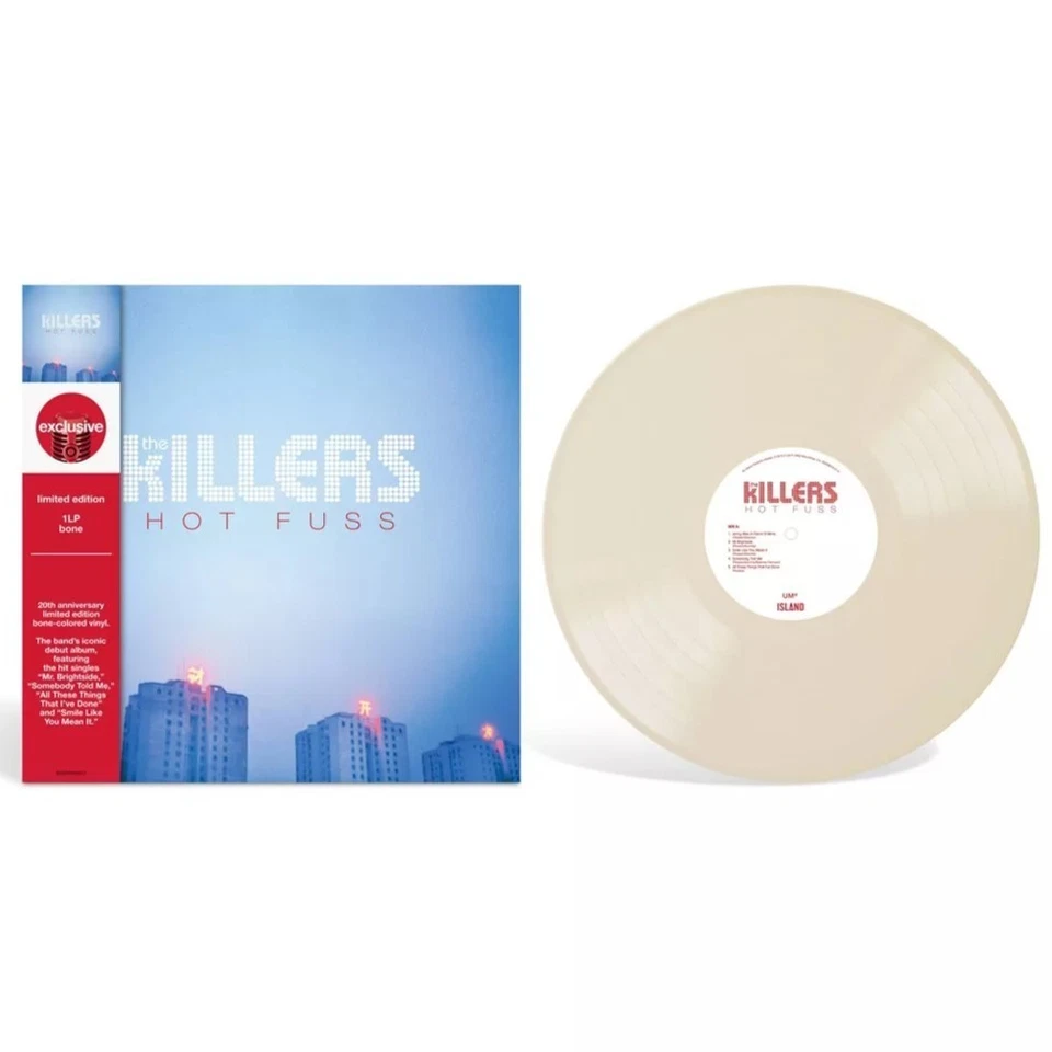 THE KILLERS HOT FUSS BONE WHITE VINYL TARGET USA EXCLUSIVE LP BRAND NEW SEALED - Image 1 of 4