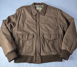 G III Lederjacke Herren M braun Bomber Flight komplett gefüttert G3 Global Identity - Bild 1 von 13