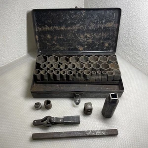 Antique Ray Socket Wrench Set Packer Auto Specialty 38 pc ***AS IS***USED*** - Picture 1 of 15