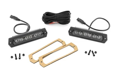 Rough Country 6" Black Series Flush Mount LED Light Bars | 2880 Lumens - 70916BL - Image 1 of 2