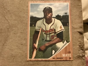 1962 Topps Lee Maye High Number #518 - EX+ - Lite Corner Wear - No Creases - Bild 1 von 2