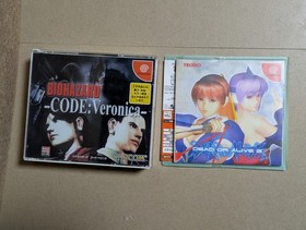 Sega Dreamcast Game Bundle: Resident Evil Code: Veronica & Dead or Alive 2 Japan