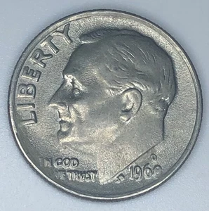 1968 D ROOSEVELT GROSCHEN / DOUBLE DIE DATE +** - Bild 1 von 2