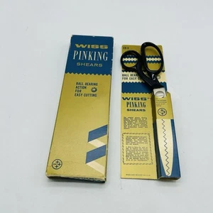 WISS PROFESSIONAL PINKING SHEARS CB-9 5" TAILOR SEWING SCISSORS - Picture 1 of 7