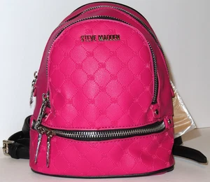 Steve Madden Mini Mochila "Color Fushia" ¡Nueva con Etiquetas! - Imagen 1 de 11
