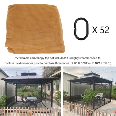 🔥Carpa Exterior Anti-Mosquitero Cuatro Esquinas Jardín Patio Gazebo Red Paño Foto 1 de 4